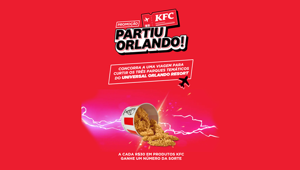 Promoção KFC Partiu Orlando 2025 | Portal da Promo